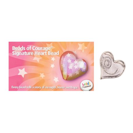 Signature Heart Silver | Beads of Courage UK and Ireland